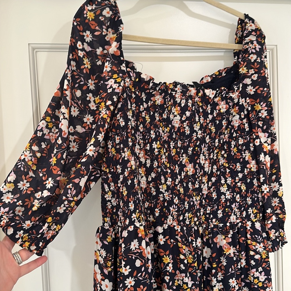 Ann Taylor Floral Maxi Dress. 16 Tall.